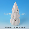 Excellent ceramic white christmas tree ornament with led light